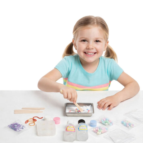DIY pysselsats squishy kattklor 28 delar med geler, färger & dekoration