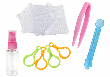 DIY-set vattenpärlor 8 färger med baser, sprayflaska & mönsterbok 5+