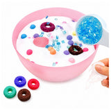 DIY slime kit med lim 2x100 ml, aktivator 50 ml, dekorationer 8 st