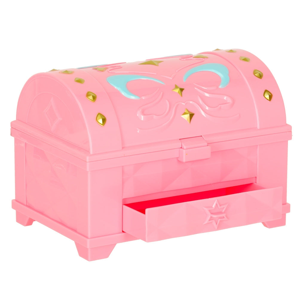 DIY smyckeskit barn med UV-box 90 sek, UV-lim 4 färger, formar 4
