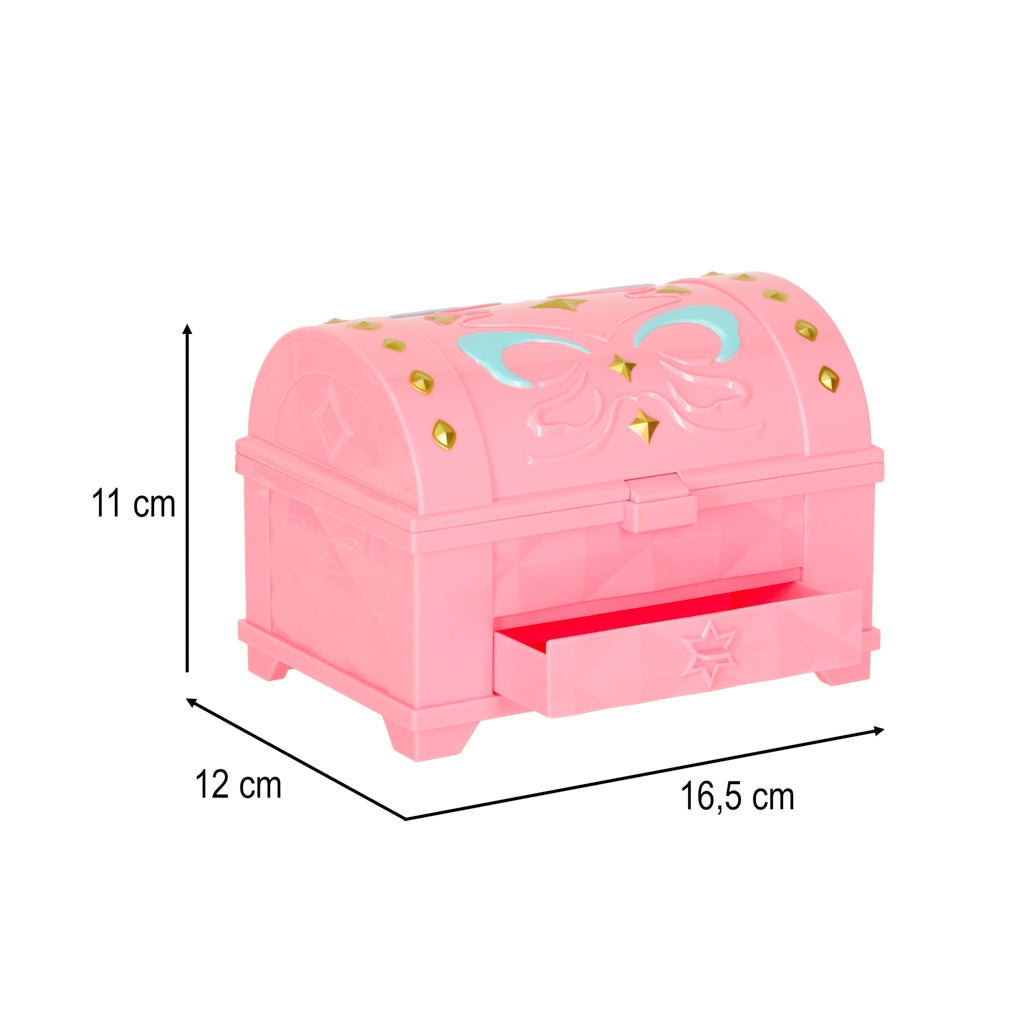 DIY smyckeskit barn med UV-box 90 sek, UV-lim 4 färger, formar 4