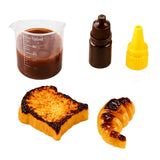 DIY squishy pysselkit bakverk 6 st squishies med formar och dekorationer