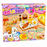 DIY squishy pysselkit frukost/mat med formar – gör 6 squishies