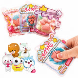 DIY squishy skaparkit kawaii kaniner & desserter – gör 6 figurer