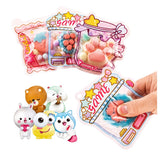 DIY squishy skaparkit med färgändring, silikonformar, 6 figurer