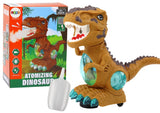Dansande dinosaurieleksak 25 cm med ljus, ljud, rök och hinder-sensor
