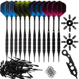 Dartset mjuka spetsar 18 g 12 pilar + 100 spetsar med verktyg