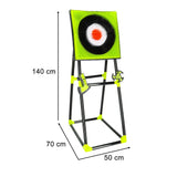 Darttavla med ställning och kastset 10 delar (5 yxor, 5 shuriken)