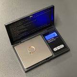 Digital fickvåg 500 g/0,1 g med tare och bakgrundsbelyst display