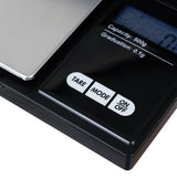 Digital fickvåg 500 g/0,1 g med tare och bakgrundsbelyst display