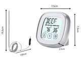 Digital stektermometer med touchscreen och probe 120 cm, -20 till 300°C