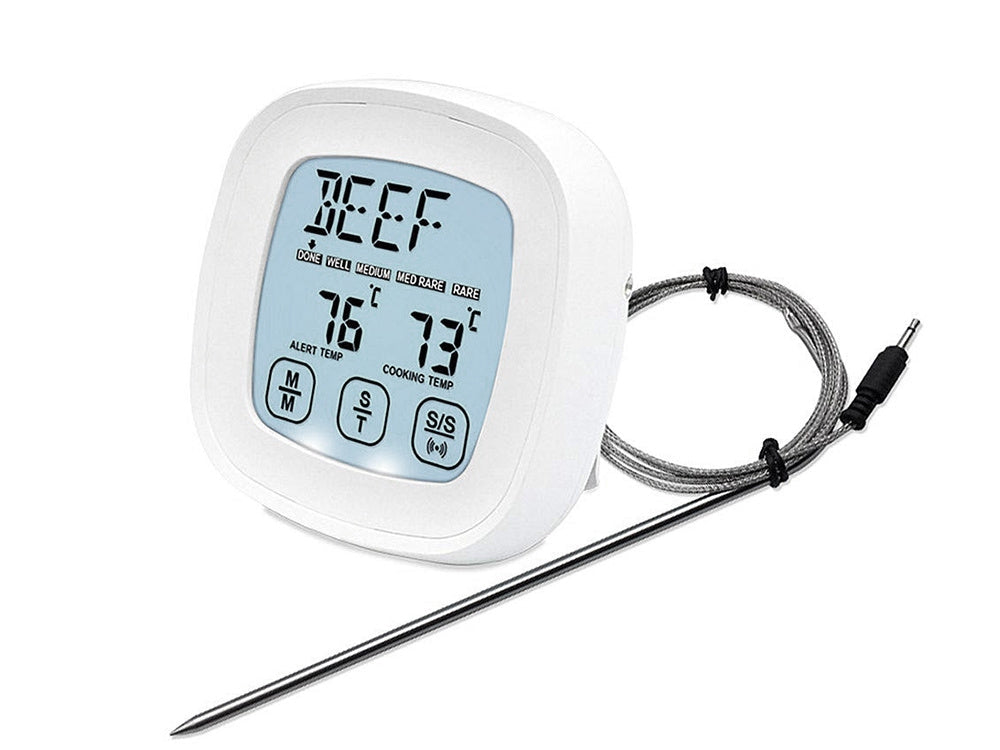 Digital stektermometer med touchscreen och probe 120 cm, -20 till 300°C
