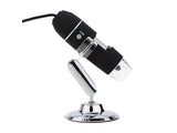 Digitalt USB-mikroskop 1000x med LED-belysning och stativ