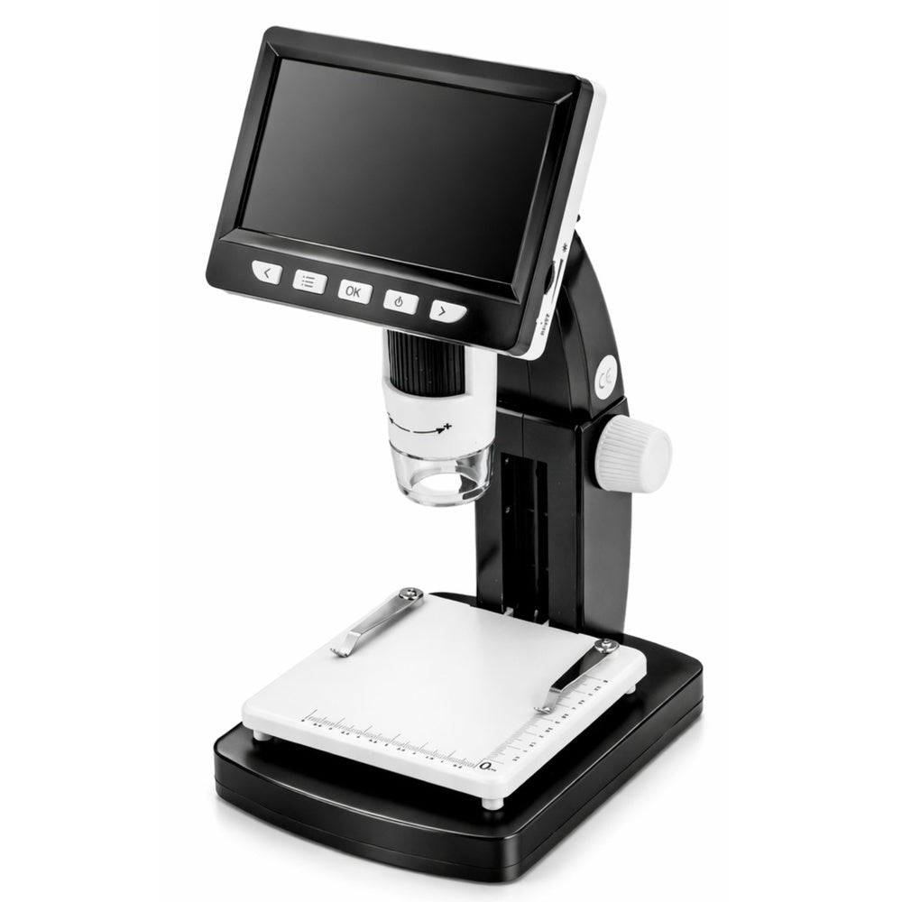 Digitalt mikroskop 1000x med 4,3" IPS LCD, USB-C, Windows/Mac