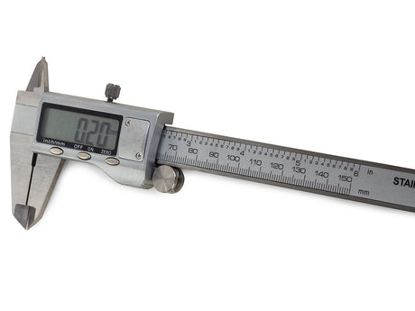 Digitalt skjutmått 150 mm i rostfritt stål 0,02 mm med fodral
