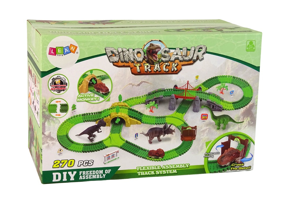 Dinosauriebana leksak 270 delar med dinosaurier, träd och växter 3+