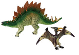 Dinosauriefigur Stegosaurus 8 cm i gummi, från 3 år, CE/EN71
