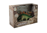 Dinosauriefigur Stegosaurus 8 cm i gummi, från 3 år, CE/EN71