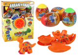 Dinosaurieägg leksak 12-pack med överraskningsdinosaurier, 3+ år