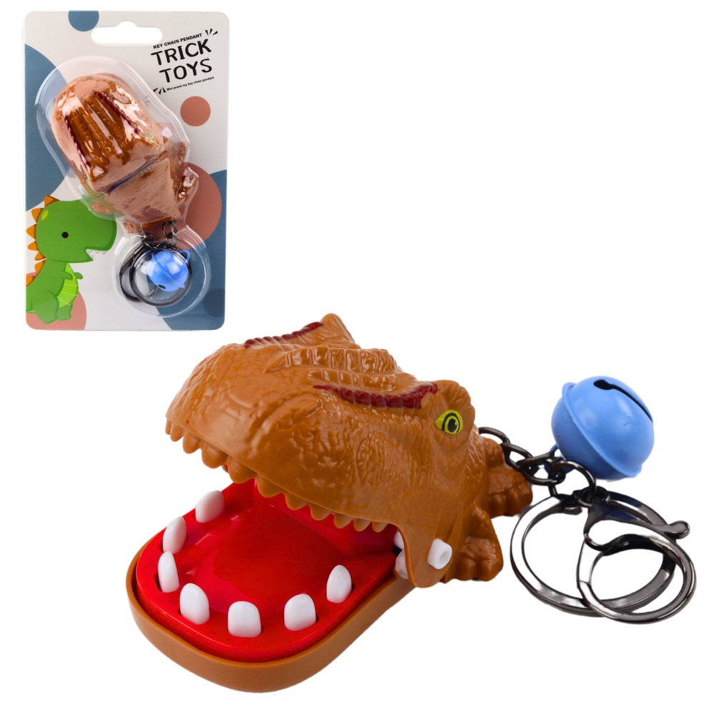 Dinosaurie hänge miniarkadspel med bitfunktion och skallra 1-pack