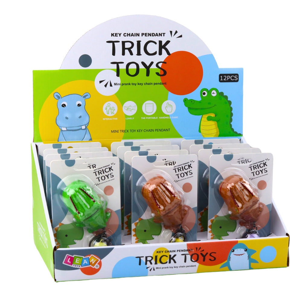 Dinosaurie hänge miniarkadspel med bitfunktion och skallra 1-pack