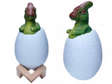 Dinosaurielampa RGB LED med träbas 7 färglägen inkl strömkabel