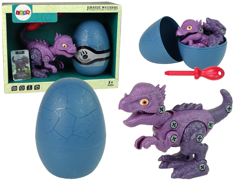 Dinosaurieleksak Stygimoloch med ägg och skruvmejsel 20 cm 3+