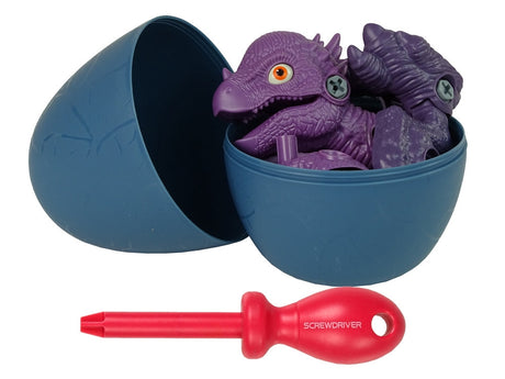 Dinosaurieleksak Stygimoloch med ägg och skruvmejsel 20 cm 3+