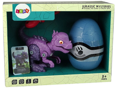 Dinosaurieleksak Stygimoloch med ägg och skruvmejsel 20 cm 3+