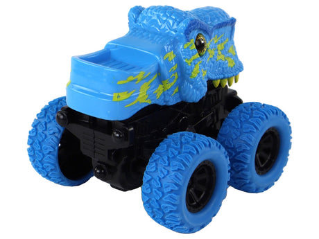 Dinosaurie leksaksfordon T-Rex friktionsdrift blå 12 cm från 3 år