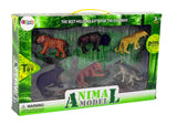 Djurfigurer set 6-pack plast 10 cm, från 3 år (CE/EN71)