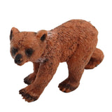 Djurfigurer vilda djur 4-pack plast 6 cm giraff flodhäst schimpans björn