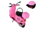 Docka med rosa scooter och hjälm, rörliga leder, från 3 år