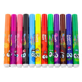 Doftande tuschpennor 12-pack vattenbaserat giftfritt bläck