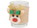 Doftljus i glas med renmotiv 2-pack brinntid ca 10 h 6x5 cm