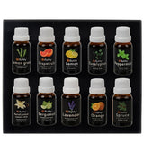 Doftoljor 10-pack 15 ml vattenlösliga för diffuser/luftfuktare