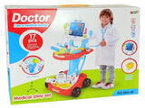 Doktorvagn leksaksset med EKG-panel och ljus/ljud, 3+ år