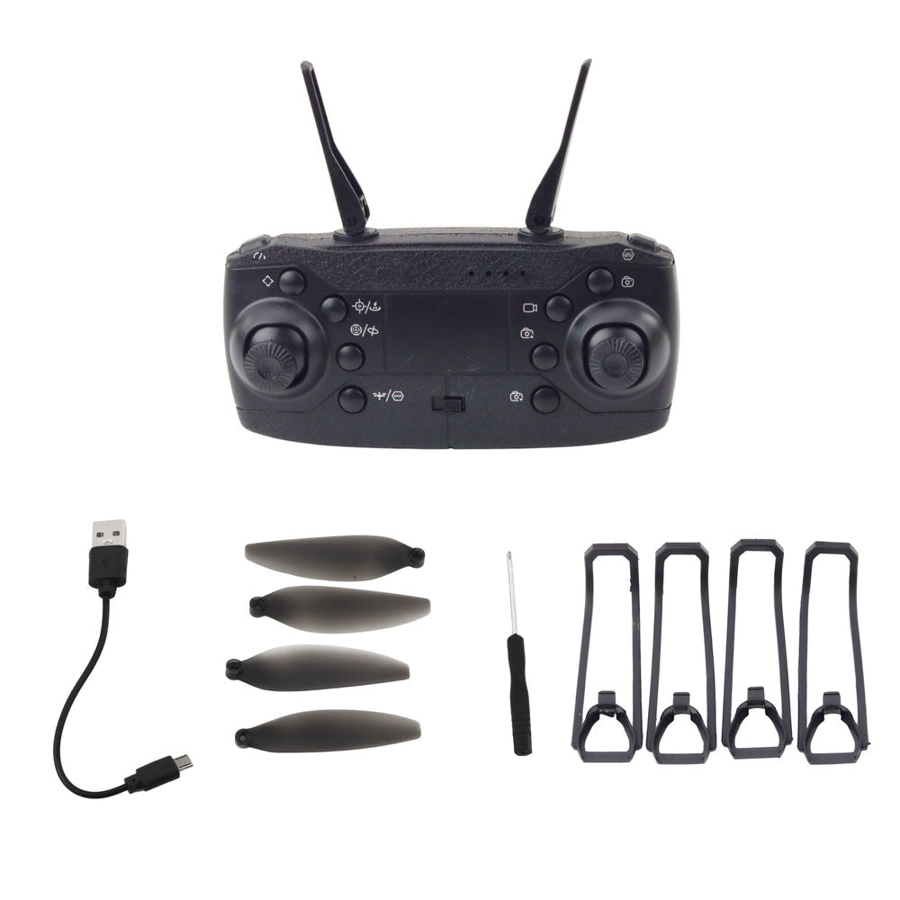 Drönare Y329 med HD WiFi-kamera, hopfällbar, fjärrkontroll + app