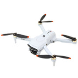 Drönare med kamera D6 PRO ljusgrå, 360° hinderdetektering, app+RC