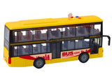 Dubbeldäckarbuss leksak 1:16 28 cm med ljus/ljud friktionsdrift