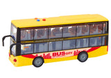 Dubbeldäckarbuss leksak 1:16 28 cm med ljus/ljud friktionsdrift