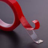 Dubbelhäftande akryltape transparent 6 mm x 3 m för plast och glas