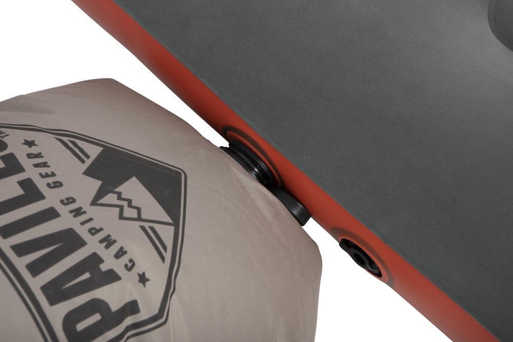 Dubbel luftmadrass 203x152x22 cm med AirCinch-pump och 2-i-1 kudde