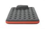Dubbel luftmadrass 203x152x22 cm med AirCinch-pump och 2-i-1 kudde