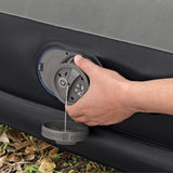 Dubbel luftmadrass 203x152x36 cm TriTech med USB-pump och kudde