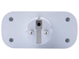 Dubbel vägguttag WiFi smart timer 16A 3120W vit