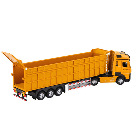 Dumpertruck leksaksbil 33 cm med tippflak, ljus & ljud, 3xLR44