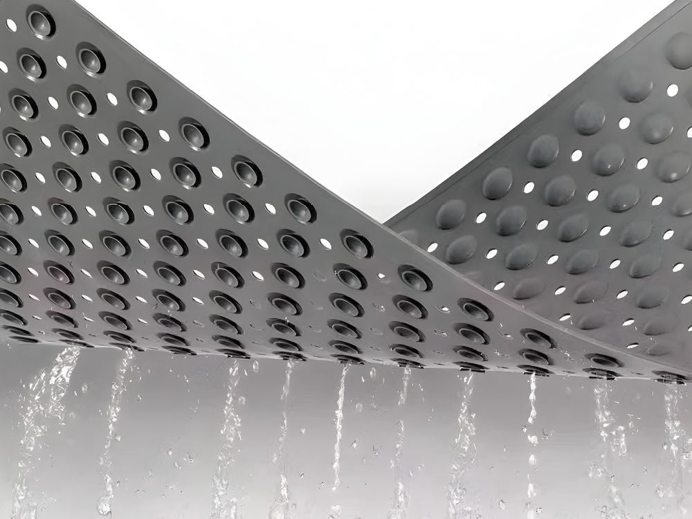 Duschmatta PVC grå 69x35,5 cm halkskydd sugkoppar massage/fottvätt