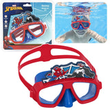 Dykmask barn Spiderman-tema plast/silikon justerbar rem modell 98023