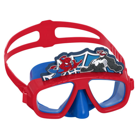 Dykmask barn Spiderman-tema plast/silikon justerbar rem modell 98023